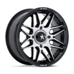 Statusfälgar M52 RADAR UTV GLOSS BLACK MACHINED 7x14 jako: 4x110 et: -47