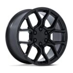Statusfälgar PR233 GLOSS BLACK 9x20 jako: 6x139,7 et: 24