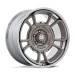 Statusfälgar UC147 FLAGSTAFF PEWTER W/ CHROME LIP 9x22 jako: 5x127 et: 15