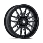 Statusfälgar M55 COMMANDER UTV GLOSS BLACK MILLED 10x24 jako: 4x137/156 et: -25