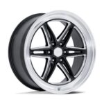 Statusfälgar AR953 GROOVE 6 DRAG GLOSS BLACK MILLED W/ DIAMOND 10x17 jako: 6x135 et: 38