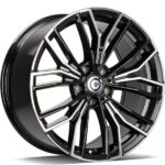 Statusfälgar Yankee Black Front Polished 9x19 jako: 5x112 et: 35