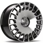Statusfälgar REBELLION Black Front Polished 8.5x19 jako: 5x112 et: 35