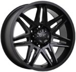 Statusfälgar D62 Flatblack 9x18 jako: 6x139,7 et: 25