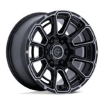 Statusfälgar FC910 FOXHOUND GLOSS BLACK DARK TINTED CLEAR 9x17 jako: 6x139,7 et: 1