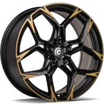 Statusfälgar Monster Black Half Matt with Cooper Front 8x19 jako: 5x112 et: 40