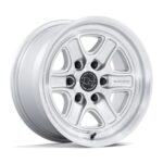 Statusfälgar BR032 ECHO GLOSS SILVER W/ MACHINED FACE 9x18 jako: 8x170 et: 12