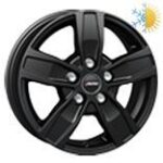 Statusfälgar QUANTRO Matt Black 7x17 jako: 6x130 et: 57
