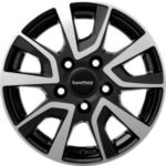 Statusfälgar Vault Black Polished 6x16 jako: 5x130 et: 68