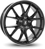 Statusfälgar KIRA Black Lip Polished 7x17 jako: 5x100 et: 45