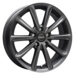 Statusfälgar Virgo Dark Mat anthracite grey 7x17 jako: 5x108 et: 47