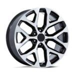 Statusfälgar PR177 GLOSS BLACK W/ MACHINED FACE 9x22 jako: 6x139,7 et: 24