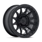 Statusfälgar FV866 PISTON UTV MATTE BLACK W/ GLOSS BLACK LIP 7x15 jako: 4x137 et: 10