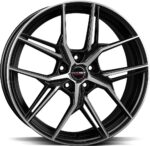 BORBET QX Black Pol Matt 8.5x20 jako: 5x114,3 et: 45