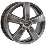 Statusfälgar Hercules 5 Anthracite grey front polished 6.5x16 jako: 5x118 et: 61