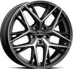 GMP Lunica Matt Anthracite Diam 7.5x19 jako: 5x114,3 et: 35