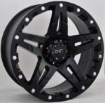 Statusfälgar D66 Flatblack. 9x17 jako: 6x139,7 et: 25