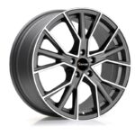 Statusfälgar AF18 Dull Anthracite Polish 9x20 jako: 5x112 et: 33