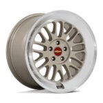 Statusfälgar RC214 SCP MATTE GOLD W/ DIAMOND CUT LIP 8.5x18 jako: 5x112 et: 45