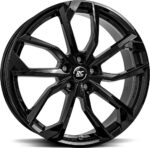 BROCK RC34 Shiny Black 7x18 jako: 5x114,3 et: 40