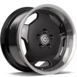 Statusfälgar RETRO Black Glossy Lip Polished 8x17 jako: 5x112 et: 35