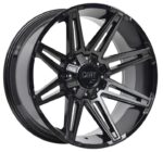 Statusfälgar D88 Glossblack 10x20 jako: 6x135/139,7 et: -20