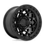 Statusfälgar D786 UNIT MATTE BLACK W/ MATTE BLACK RING 9x17 jako: 5x127 et: -12