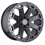 Statusfälgar WARLORD MATTE GUNMETAL 8x18 jako: 5x120 et: 35