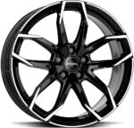 RIAL Lucca Diam Black Pol 8x18 jako: 5x108 et: 45