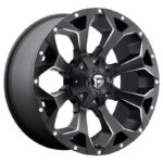 Statusfälgar D546 ASSAULT MATTE BLACK MILLED 9x20 jako: 6x114,3 et: 1