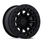 Statusfälgar BR016 TUSK GLOSS BLACK 8.5x17 jako: 6x135 et: 0
