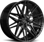 VOSSEN HF7 Gloss Black 9.5x22 jako: 5x112 et: 15