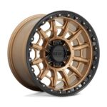 Statusfälgar KM547 CARNAGE MATTE BRONZE W/ BLACK LIP 9x17 jako: 6x135 et: 0