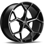 Statusfälgar FANCY Black Front Polished 8.5x19 jako: 5x112 et: 30