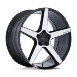 Statusfälgar NC283 MODENA GLOSS BLACK W/ MACHINED FACE 10.5x20 jako: 5x112 et: 30