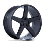 Statusfälgar NC283 MODENA MATTE BLACK 9x22 jako: 5x120 et: 27