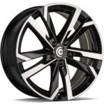 Statusfälgar Combat Black Front Polished 7x17 jako: 5x100 et: 40
