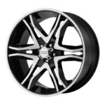 Statusfälgar AR893 Gloss Black Machined 8.5x20 jako: 5x127 et: 35