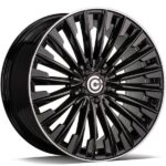 Statusfälgar Action Black Glossy Lip Polished 8x18 jako: 5x112 et: 45