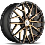 Statusfälgar SSF-1 Black Glossy Gold Front 8x18 jako: 5x112 et: 30