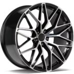 Statusfälgar GLORY Black Front Polished 11.5x22 jako: 5x130 et: 61