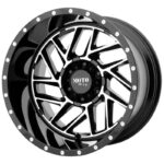 Statusfälgar MO985 Gloss Black Machined 10x20 jako: 8x165,1 et: -18