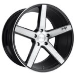Statusfälgar NC124 GLOSS BLACK BRUSHED 8.5x20 jako: 5x120 et: 35