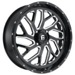 Statusfälgar FC581 GLOSS BLACK MILLED 12x20 jako: 8x180 et: -43