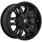 Statusfälgar FC595 GLOSS BLACK MILLED 9.5x22 jako: 8x180 et: 20