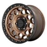 Statusfälgar KM545 Matte Bronze With Black Lip 9x17 jako: 5x127 et: 18