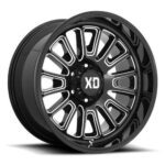 Statusfälgar XD864 ROVER GLOSS BLACK MILLED 10x22 jako: 6x135 et: -18