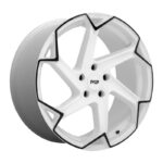 Statusfälgar M257 FLASH GLOSS WHITE W/ BLACK 10.5x20 jako: 5x112 et: 27