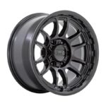 Statusfälgar KM727 WRATH SATIN BLACK 8.5x17 jako: 5x127 et: 0