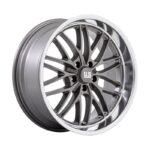 Statusfälgar U139 SANTA CRUZ ANTHRACITE W/ DIAMOND CUT LIP 8.5x20 jako: 5x120,65 et: 6